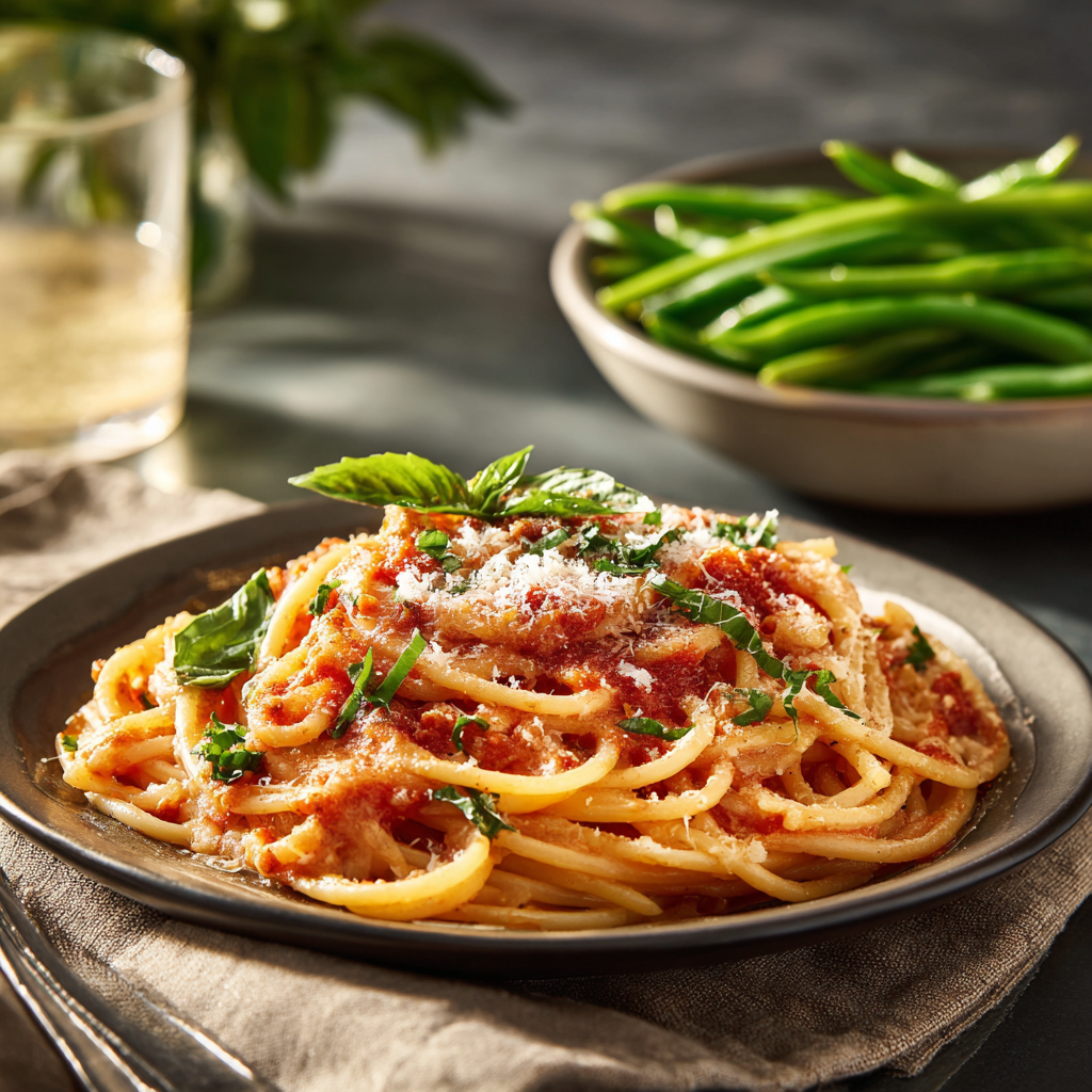 Збалансована тарілка з овочами та зеленню